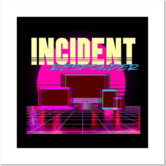 Retro Incident Responder Wall Art by DFIR Diva